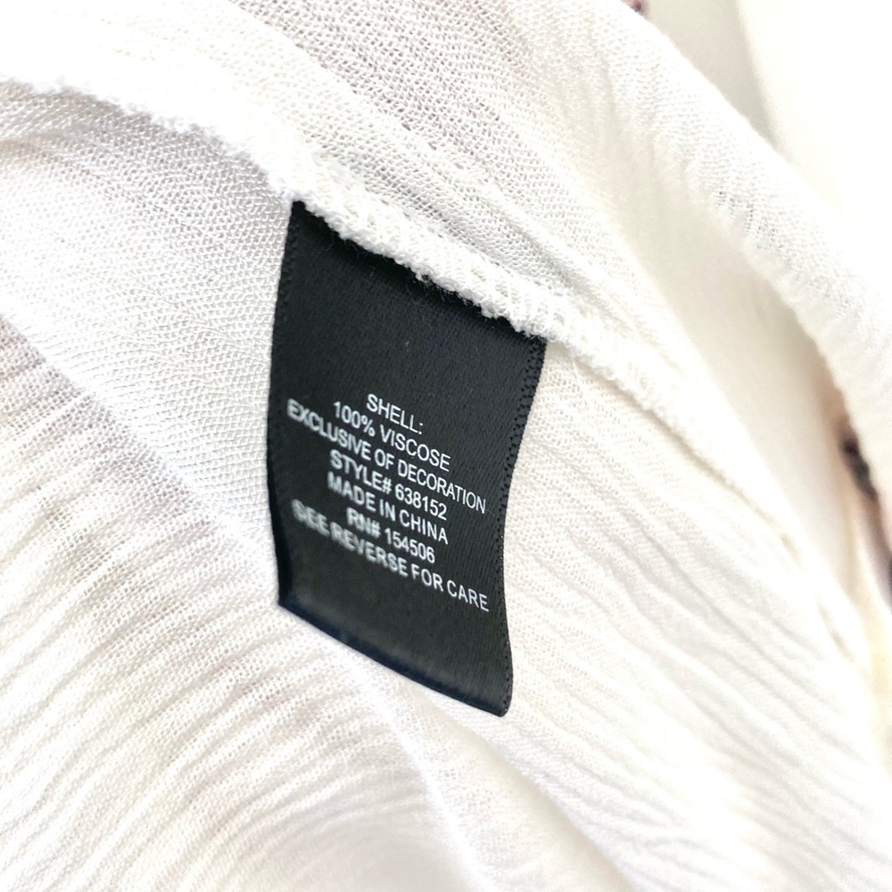 NWT Curations Embroidered Kimono Cover Up Size M/L - Picture 10 of 10
